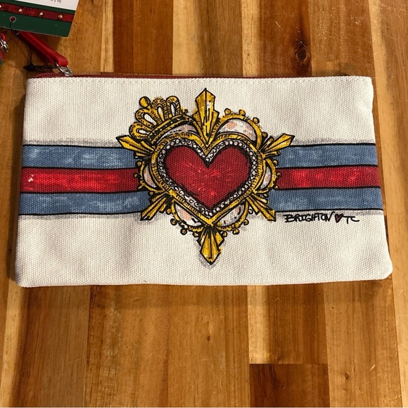 Brighton "In Love We Trust" Pouch 2 Piece Set, Fashionista Collection 2019 - NWT - Picture 2 of 9